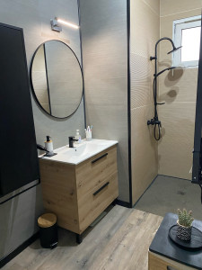 Photo de galerie - Réfection totale salle de bain. 