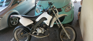 Photo de galerie - Restauration complete d'une 50cc (moteur, suspension, freinage, pneumatique, électricité, etc...)