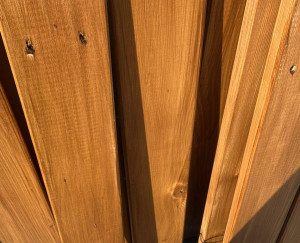 Photo de galerie - Bois après lasure
