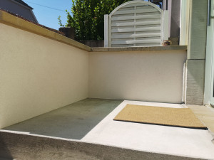 Photo de galerie - Réalisation d'une pose de filet colle +crépi. 