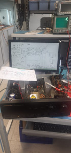 Photo de galerie - Reparation  de l amplificateur  Marantz PM68 réalisé.
