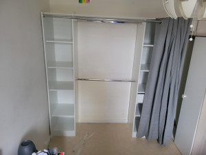 Photo de galerie - Montage d'un dressing