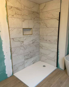 Photo de galerie - Pose carrelage 