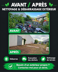 Photo de galerie - Nettoyage de terrain qui à était squatté 