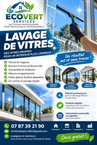 Photo de galerie - Lavage de vitres 
