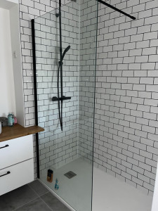 Photo de galerie - Création de salle de bain en haute Garonne.