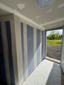 Photo de galerie - Réalisation bande à joint  d’immeuble 