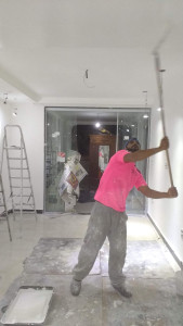 Photo de galerie -  peinture plafons 