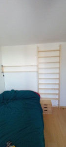 Photo de galerie - Fabrication d'une bibliothèque sur mesure. 