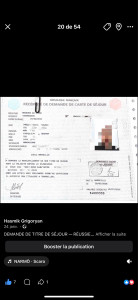 Photo de galerie - Titre de séjour 