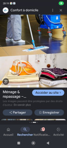 Photo de galerie - Disponible pour le repassage, le ménage, les courses et même la préparation des repas selon le besoin de la personne concernée. 