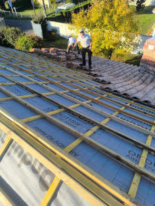 Photo de galerie - Rénovation charpente couverture