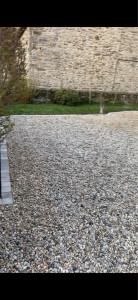 Photo de galerie - Pose pavé et empierrement 
