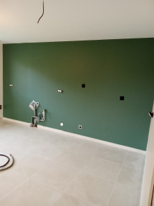 Photo de galerie - Peinture murale cuisine 