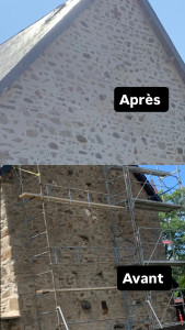 Photo de galerie - Reprise de joint à l’ancienne 