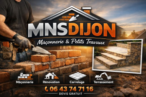 Photo de galerie - Bonjour je réalise tout les petits travaux de maçonnerie murs on briques au béton les ouvertures les dalles au dallage le Terrasse 