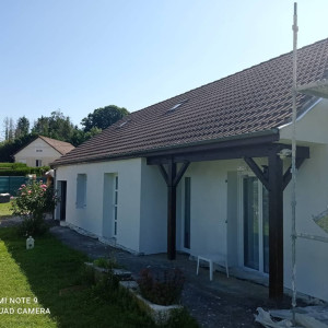Photo de galerie - Isolation extérieurs apres Enduire et greze