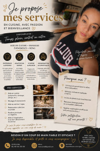 Photo de galerie - Une présentation plus complète des services que je peux proposer. Au plaisir et avec toujours le sourire !