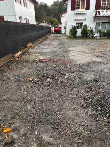 Photo de galerie - Après fermeture de la tranchée 