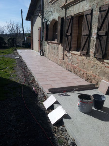 Photo de galerie - Pose carrelage 