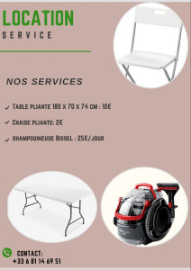 Photo de galerie - Chaise pliante