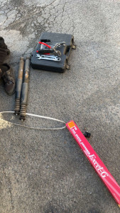 Photo de galerie - Changement amortisseur arrière sur Clio 3