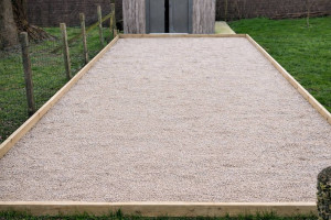 Photo de galerie - Création terrain de pétanque 
