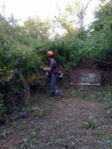 Photo de galerie - Entretien des espaces extérieurs, spécialiste des obligations légales de débroussaillement