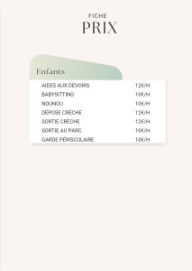 Photo de galerie - Fiche prix 
