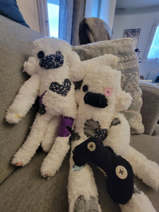 Photo de galerie - D'autres doudou fait uniquement avec les moyens du bord