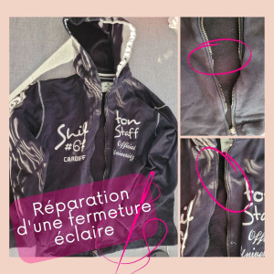 Photo de galerie - Reparation fermeture éclaire