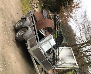 Photo de galerie - Évacuation d’un tas de ferraille.  