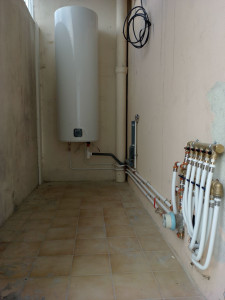 Photo de galerie - Pose de nourrice , cumulus et évacuation MAL