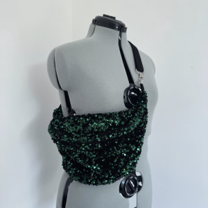 Photo de galerie - Sac banane réalisé à la machine à coudre 