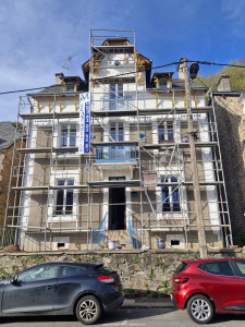 Photo de galerie - Rénovation de façade et avant toit 