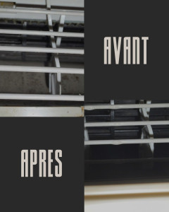 Photo de galerie - Entretien d'un split remplit de moisisures