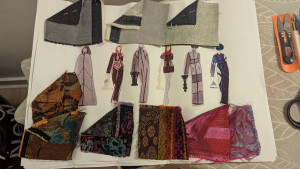 Photo de galerie - Recherche et réalisation d'une collection de vêtements 