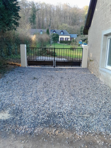 Photo de galerie - Pose de barrière 