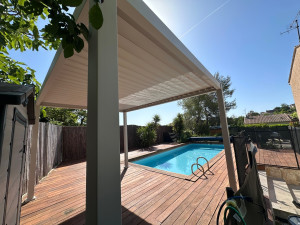 Photo de galerie - Révision de la terrasse et pose de la pergola 2