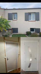 Photo de galerie - Pose de porte intérieure et d’une porte d’entrée, Pose de volets coulissants  