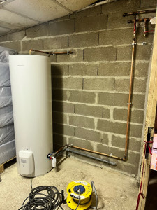 Photo de galerie - Pose de ballon d'eau chaude 