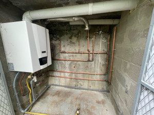 Photo de galerie - Remplacement chauffe-eau gaz et reprise des tuyaux 