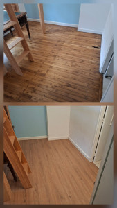 Photo de galerie - Parquet flottant 

