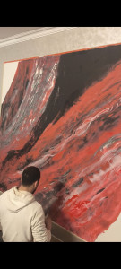 Photo de galerie - Décoration effet marbre 