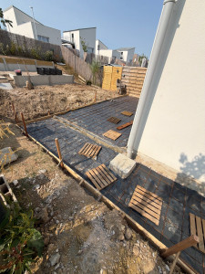 Photo de galerie - Aménagement complet d’un fond de forme pour une future dalle béton 