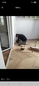 Photo de galerie - Parquet point de hongrie 