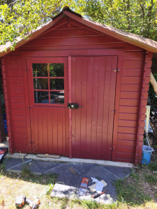 Photo de galerie - Rénovation porte chalet 