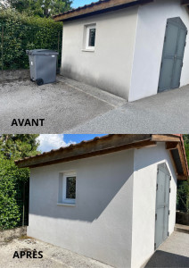 Photo de galerie - Nettoyage façade 