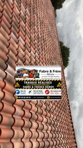 Photo de galerie - Finition pose tuile 250m2  closoire ventilé 20ml