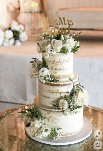 Photo de galerie - Naked cake champètre